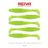 Reiva Zander Power Shad 8cm 3,18gr 5db/cs (Fluo Zöld Flitter I.) Plasztik csali