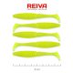 Reiva Zander Power Shad 8cm 3,18gr 5db/cs (Fluo Zöld) Plasztik csali