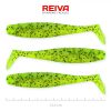 Reiva Flat Minnow shad 12,5cm 3db/cs (Zöld Flitter) Plasztik csali