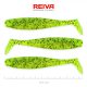 Reiva Flat Minnow shad 12,5cm 3db/cs (Zöld Flitter) Plasztik csali