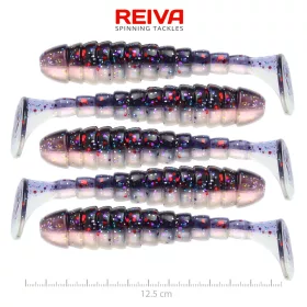 Reiva Stream Shad 12,5cm Purple Pearl Plasztik Csali 5db