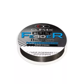   Climax Cult Feeder Fast Sinking Braid Droplink 10m 0,24mm 11,8kg Dark Grey Fonott Előkezsinór