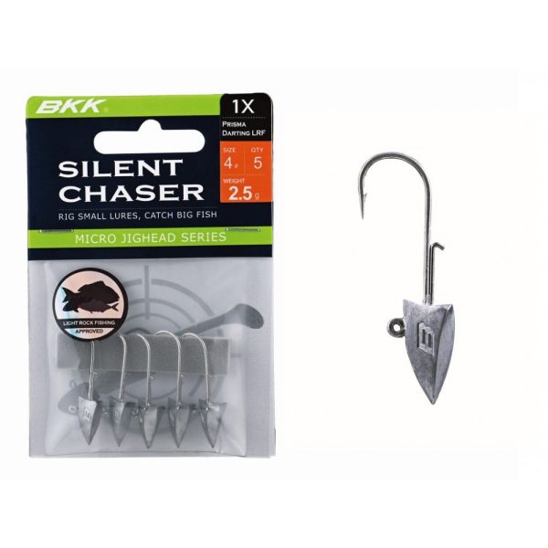 BKK Silent Chaser Microjig -  Prisma Darting LRF 6#, 1.4g, 5db/csomag Jig fej