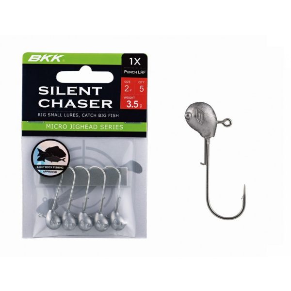 BKK Silent Chaser Microjig -  Punch LRF 6#, 1.4g, 5db/csomag Jig fej