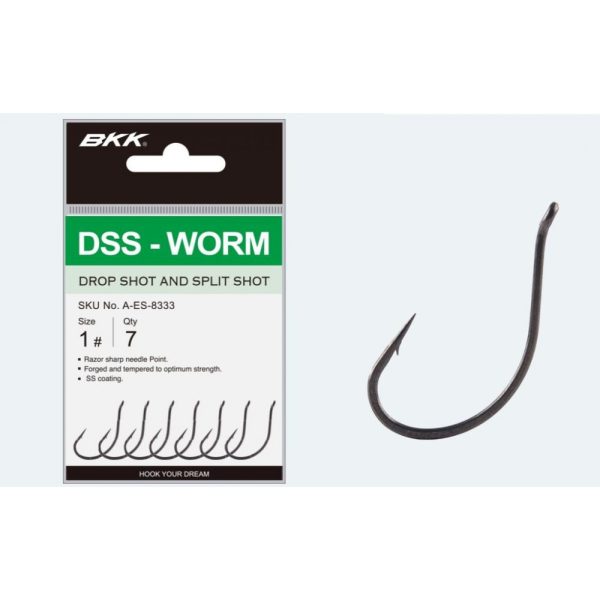 BKK DSS-WORM #4, 7db/csomag Dropshot horog