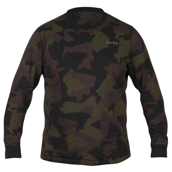 Avid Distortion Camo Lite TShirt Long Sleeve Póló S