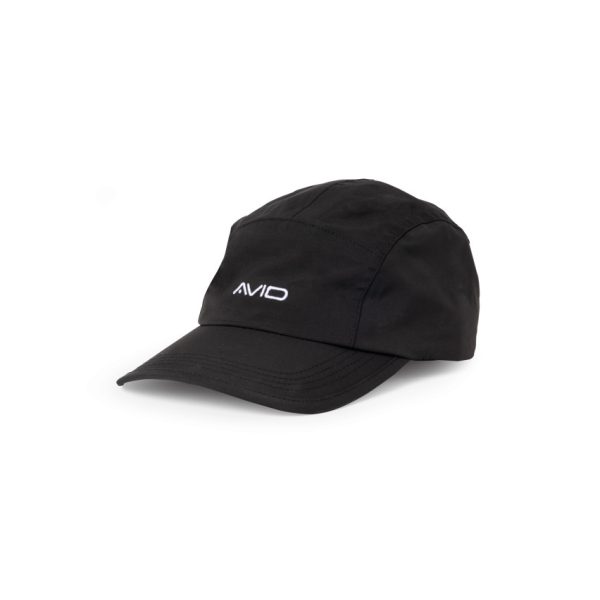 Avid Stealth Black Waterproof 5-Panel Cap Baseball Sapka