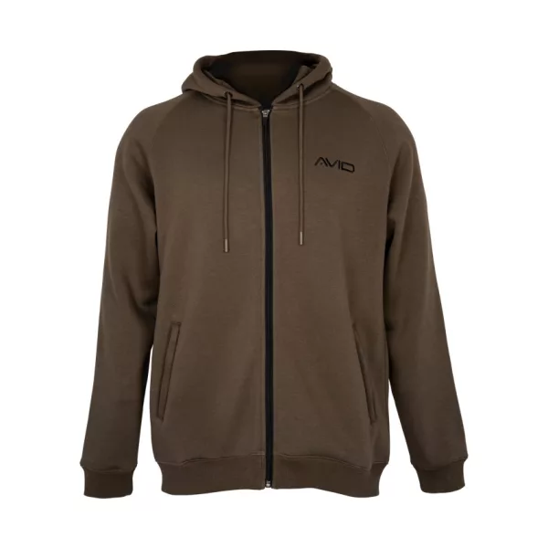 Avid Compound Zip Hoodie Barna Cipzáras Pulóver 3XL