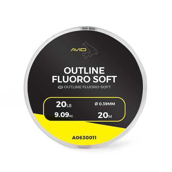 Avid Outline FluoroSoft 0,39mm Monofil Előkezsinór 20m