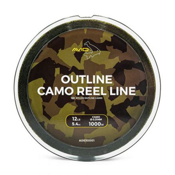 Avid Outline Camo Reel Line 0,28mm 1000M Monofil Főzsinór