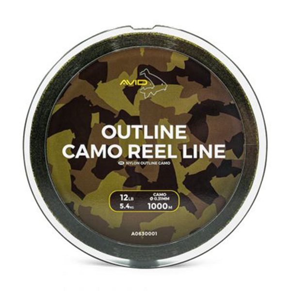 Avid Outline Camo Reel Line 0,28mm Monofil Főzsinór 300m