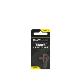 Avid Outline Flecktone Pinned Lead Clips 10db
