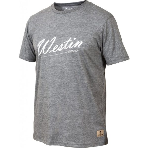 WESTIN Old School T-Shirt L Grey Melange Póló