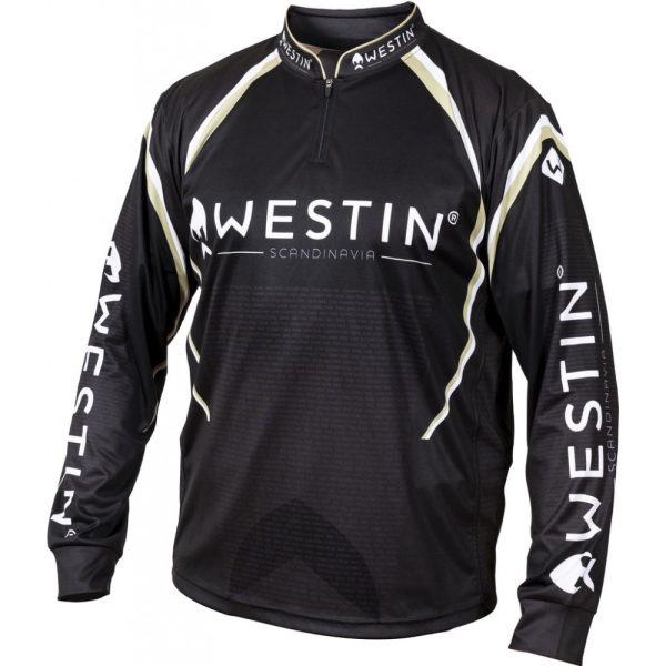 WESTIN LS Tournament Shirt  3XL Black/Grey Póló