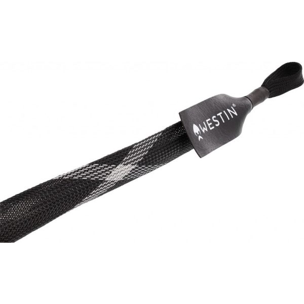 WESTIN Rod Cover Spin split rod up to 8'6"/255cm Black/Silver O 3cm 80cm Botvédő zsák