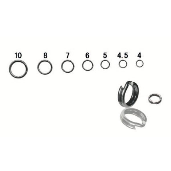 Sakura Split Ring 4 Kg - # 4 X 10 rögzítő karika