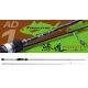 Major Craft Aji-Do 1G AD1-S682M EX.Fast 2,07m 0,6-5gr 2 Részes Pergető Bot
