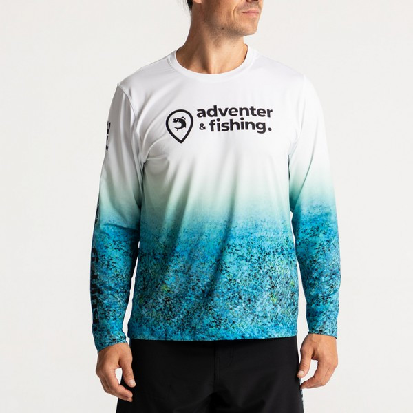 Adventer Fishing Bluefin Trevally Hosszú Ujjú UV Póló L
