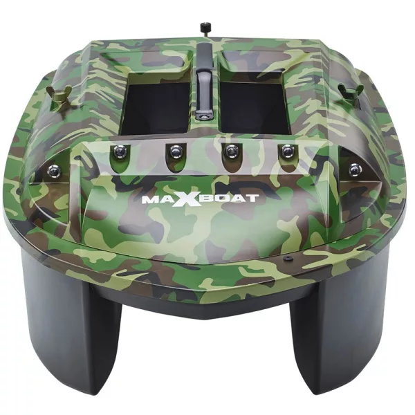Anatec Max Boat Etetőhajó Forest Erdei Terepszínben, Lithium 16Ah Akkumulátor, AN-I6X Távirányító