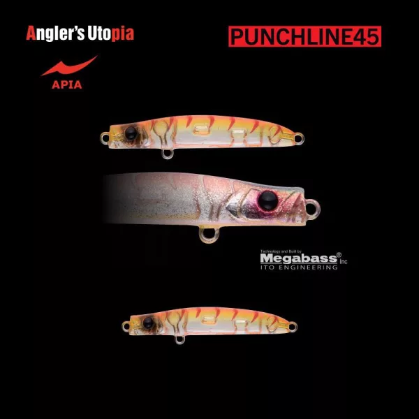 Apia Punch Line 45 3gr 45mm 08 Clear Shrimp Wobbler