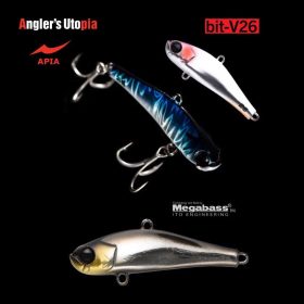 Apia Bit-V26 55mm 26gr 19 Black Silver  Wobbler