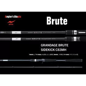   Apia Grandage Brute Sidekick C83MH Cast 2,51m 10-50gr 2 Részes Pergető Bot