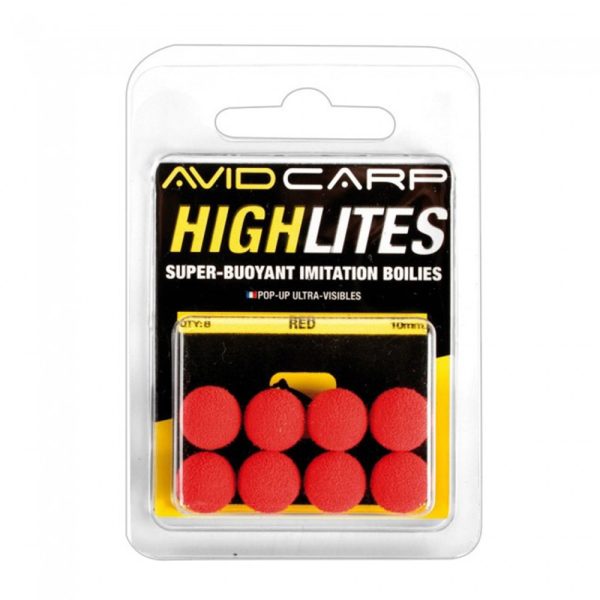 Avid High Lites Red Pop Up 10mm