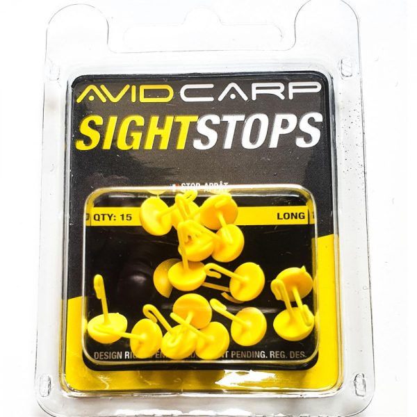 Avid Carp Sight Stops Mega Floating Long Sárga Stopper