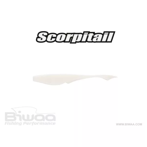Biwaa Scorpitail 10cm 08 Pearl White Gumihal 8db