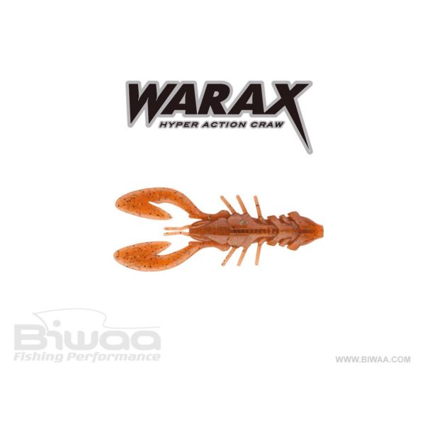 Biwaa Warax 10cm 03 Orange Green Gumi Műcsali 6db