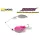 Biwaa Dogon Spinnerbait 3/4oz 21gr 06 Pink Ice-Silver Blades Spinnerbait 1db