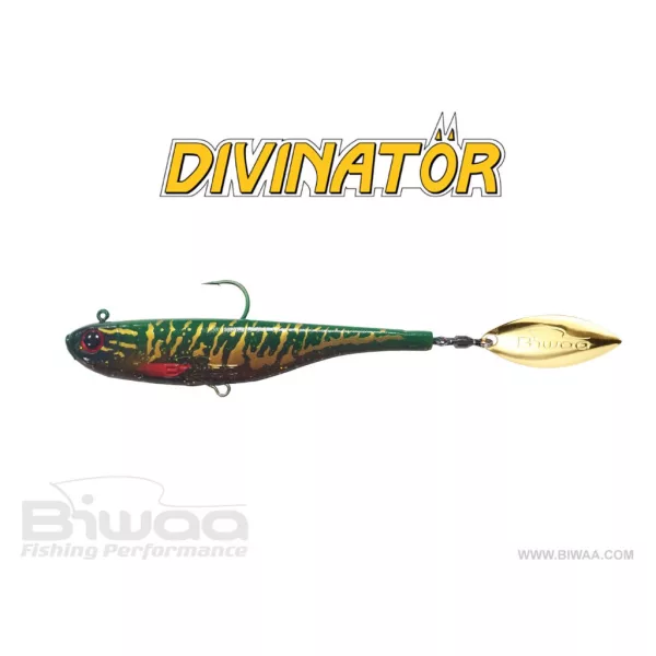 Biwaa Divinator Junior 14cm 22gr 72 Motor Oil Spinnertail 1db