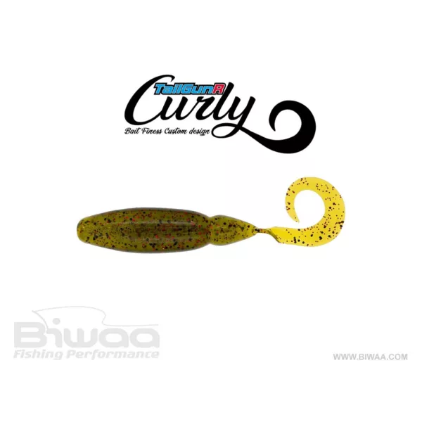 Biwaa Tailgunr Curly 9cm 004 Watermelon Red Gumihal 7db
