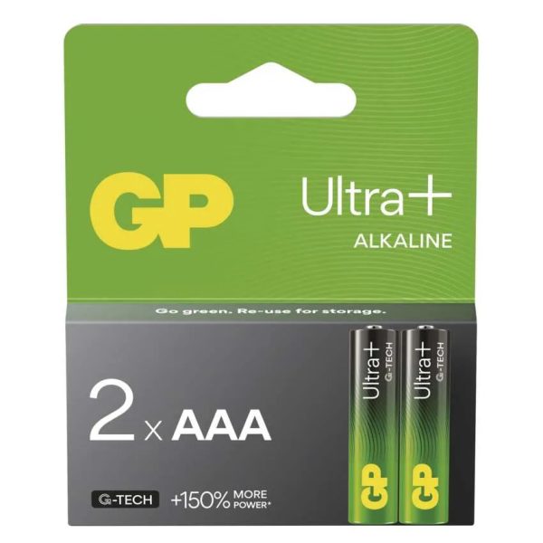GP Alkáli Elem Ultra Plus AAA 2db