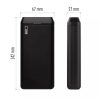 Emos Powerbank AlphaQ2 20, 20 000 mAh, 22,5 W, Fekete