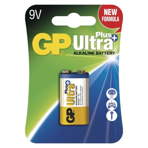 GP Ultra Plus Alkáli elem 9V 1db/bliszter