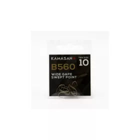   Kamasan B560 Wide Gape Swept Point 18 Lapkás, Szakállas Horog 10db