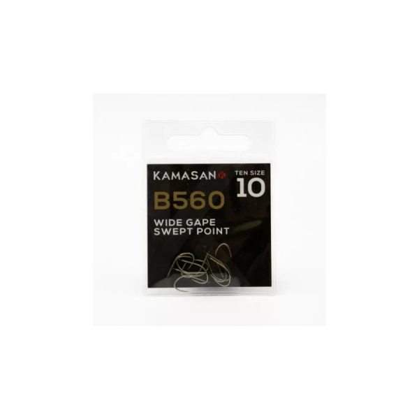 Kamasan B560 Wide Gape Swept Point 18 Lapkás, Szakállas Horog 10db