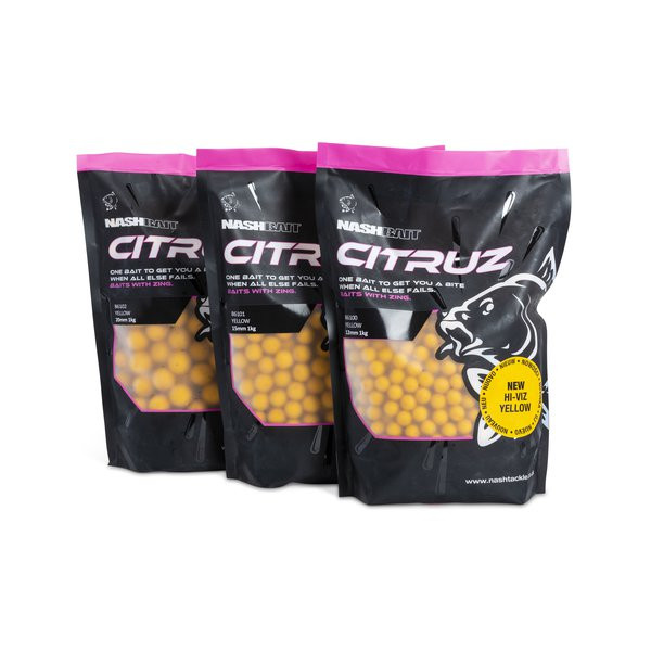 Nash Citruz Boilies Yellow 20 mm 1 kg bojli