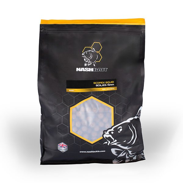Nash Squid Boilies 2024 15mm Etetőbojli 5kg