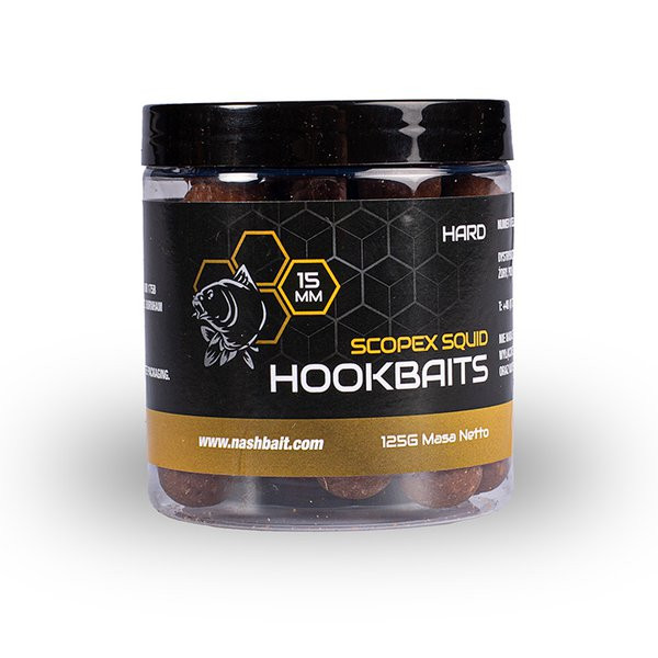 Nash Scopex Squid Hard Hookbaits 15mm Horogcsali 125gr