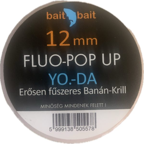 BaitBait Yoda Fluo Pop Up Bojli 12mm 30gr