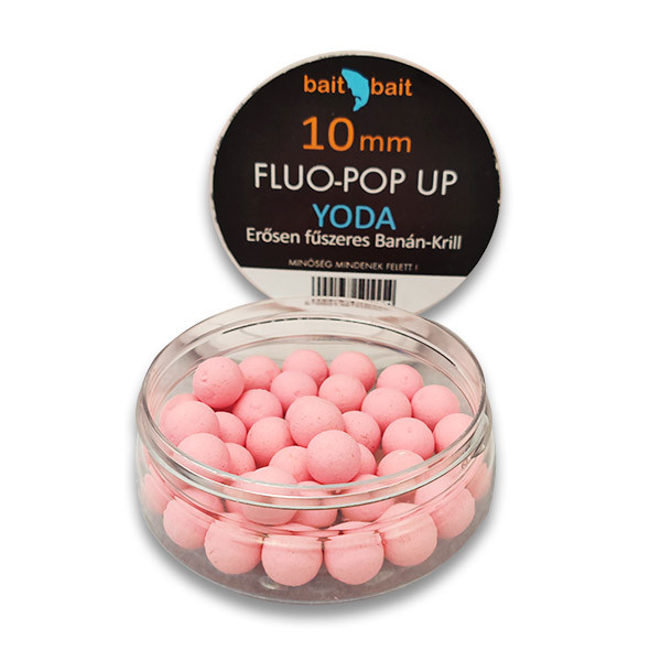 BaitBait Yoda Fluo Pop Up Bojli 10mm 20gr