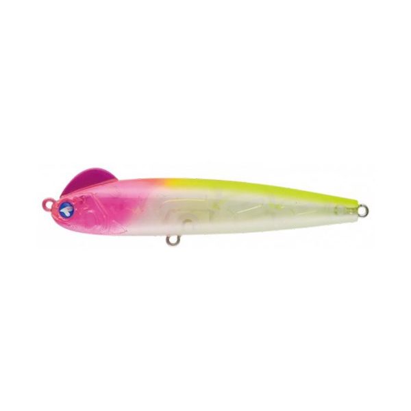BlueBlue Snecon 90S 9cm 15gr #21 Transparent Pink/Chartreuse Wobbler