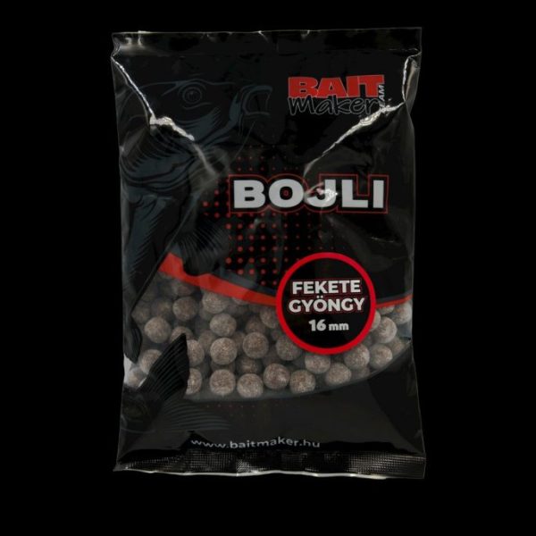 Bait Maker 16mm Fekete Gyöngy Bojli 800gr