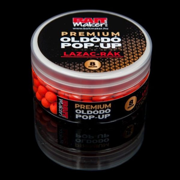 Bait Maker Premium 8mm Lazac És Rák Oldódó Pop Up 20gr