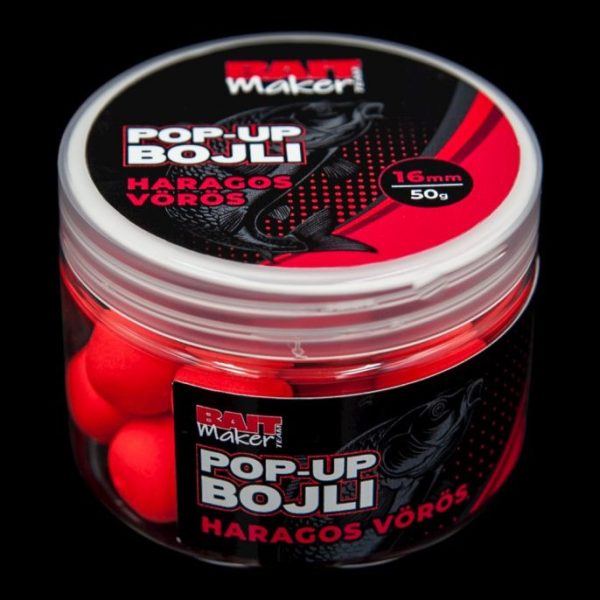 Bait Maker 16mm Haragos Vörös Pop Up 50gr