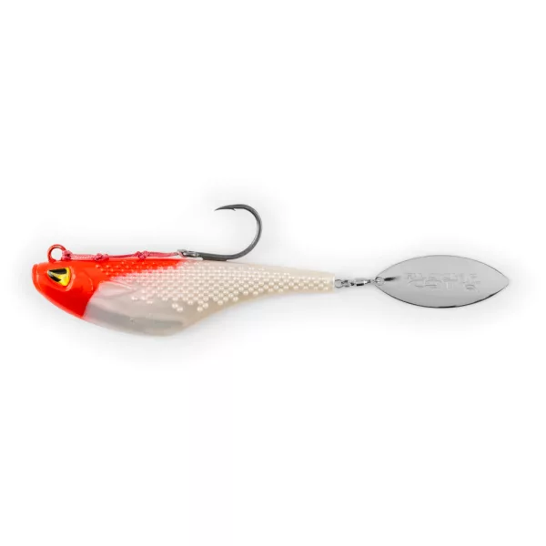 Black Cat Mad Flash Spin Tail Red Head 14cm 82gr Műcsali