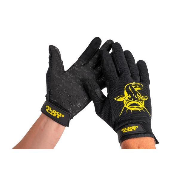 Black Cat Cat Gripper Gloves Harcsa Kesztyű XL