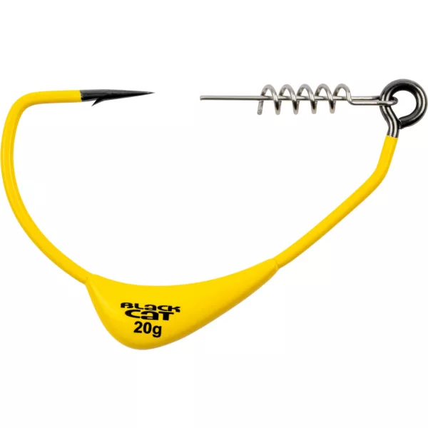 Black Cat Mega Offset Hook 10/0 20gr Offset Horog 2db